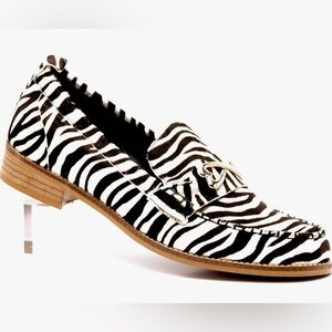 Zebra Print Women's Loafers